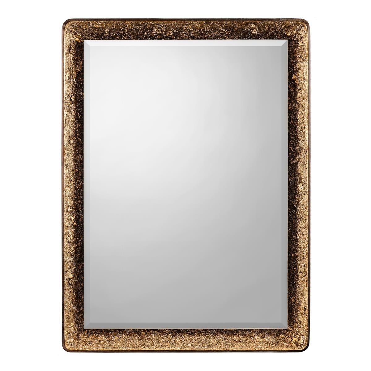 John Richard Gilded Oak Mirror, Rectangular