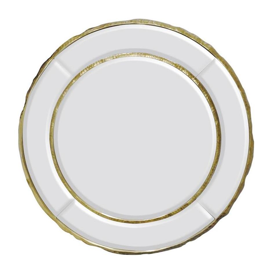 John Richard Orden Round Mirror, Gold