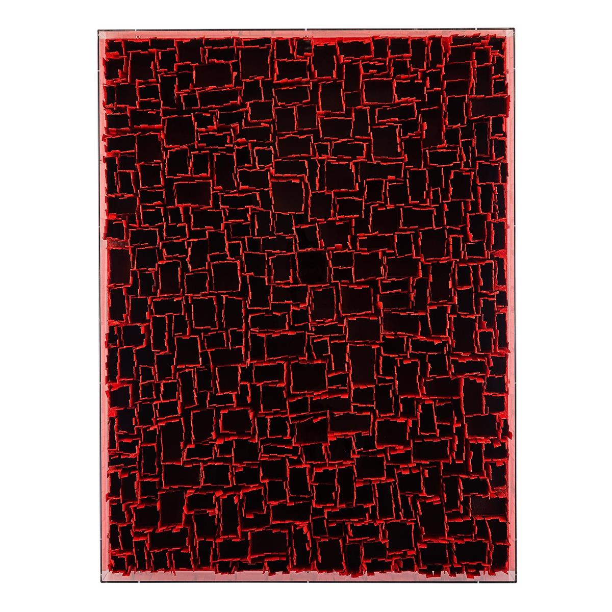 John Richard Tony Fey's Weathered Geometry, Red