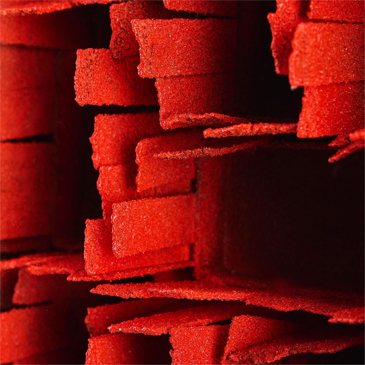 John Richard Tony Fey's Weathered Geometry, Red