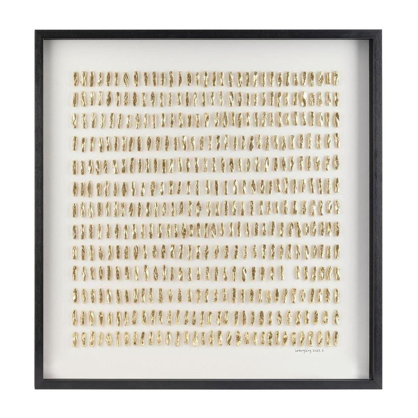 John Richard Decor He Hongbing's Gilded Grid I