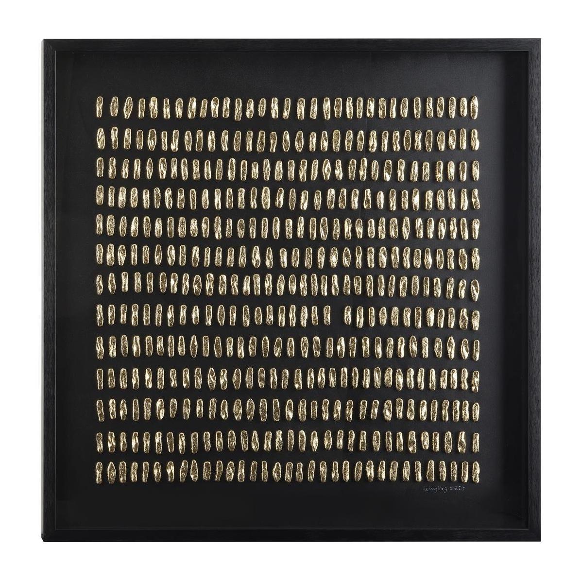 John Richard Decor He Hongbing's Gilded Grid II