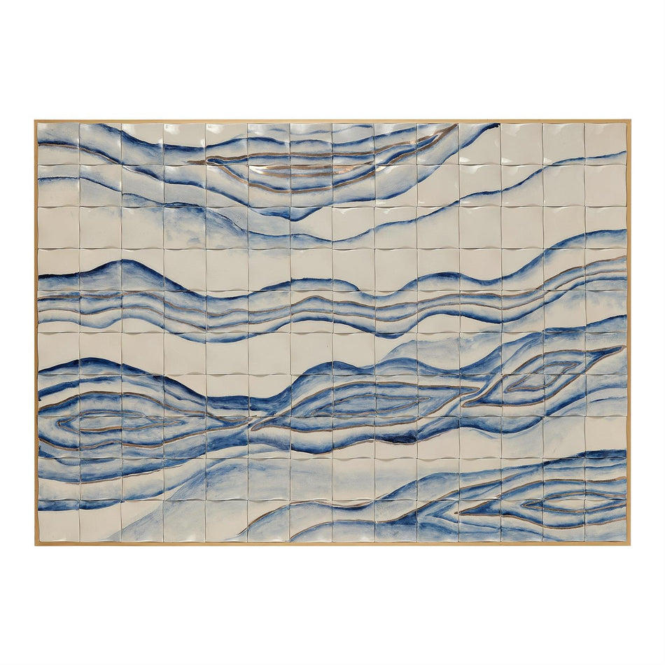 John Richard Porcelain Tide Wall Art