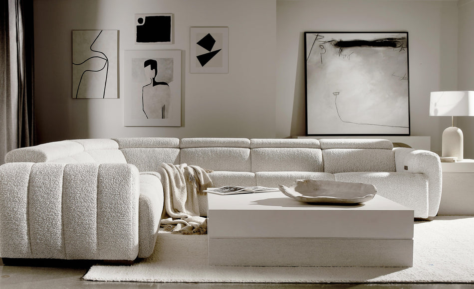 Bernhardt Aldo 4-PC Fabric Power Motion Sectional
