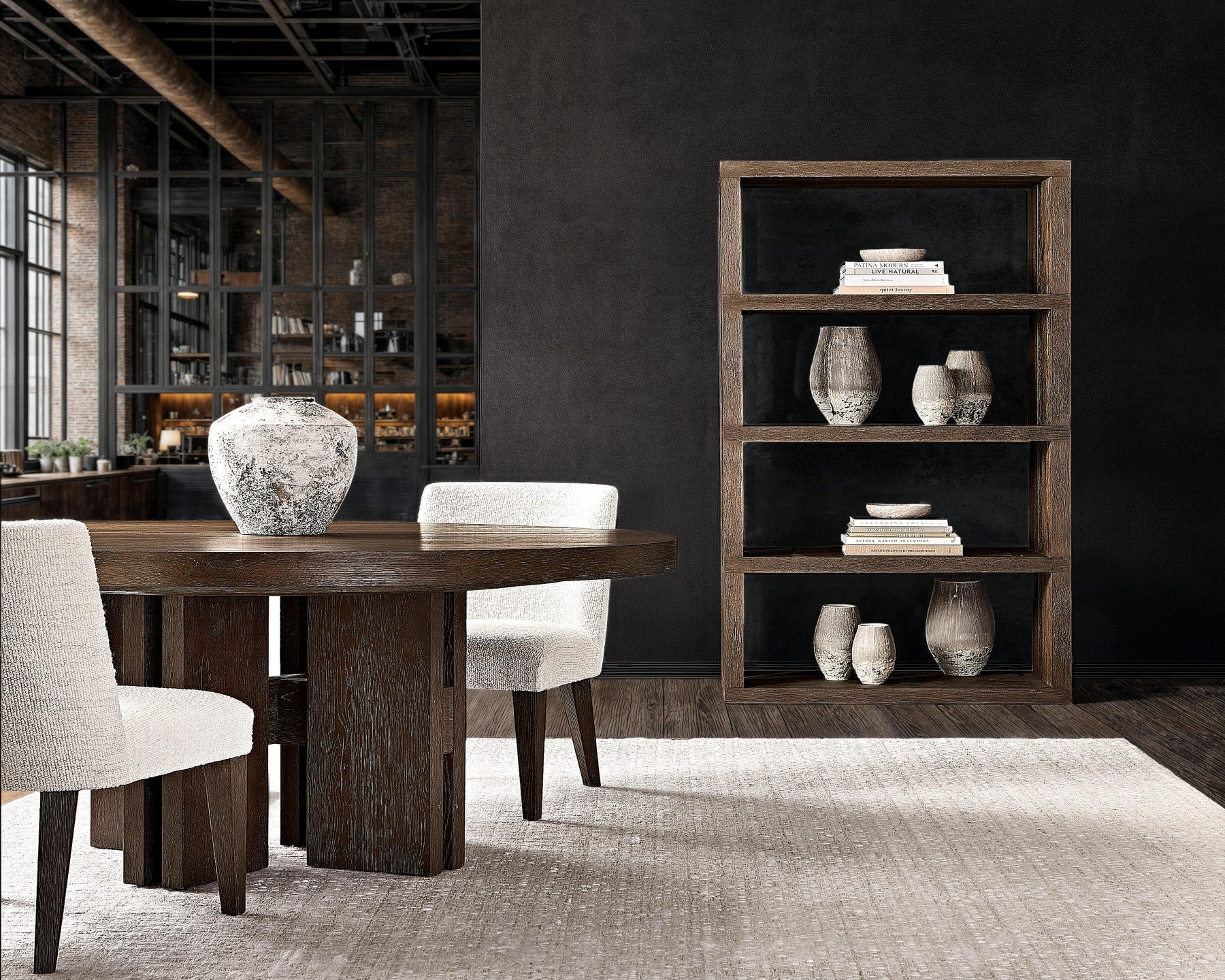 Bernhardt Outline Round Dining Table
