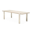 Michael Amini Lotus Bay Narrow Rectangular Dining Table - Sand