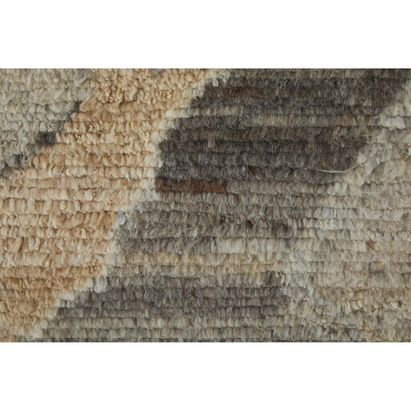 Feizy Kasbah 69FZF Transitional Moroccan Rug in Ivory/Gray/Orange