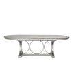 Michael Amini Eclipse Oval Dining Table Moonlight