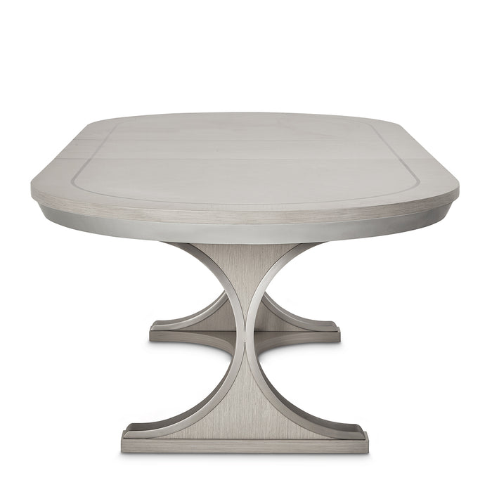 Michael Amini Eclipse Oval Dining Table Moonlight