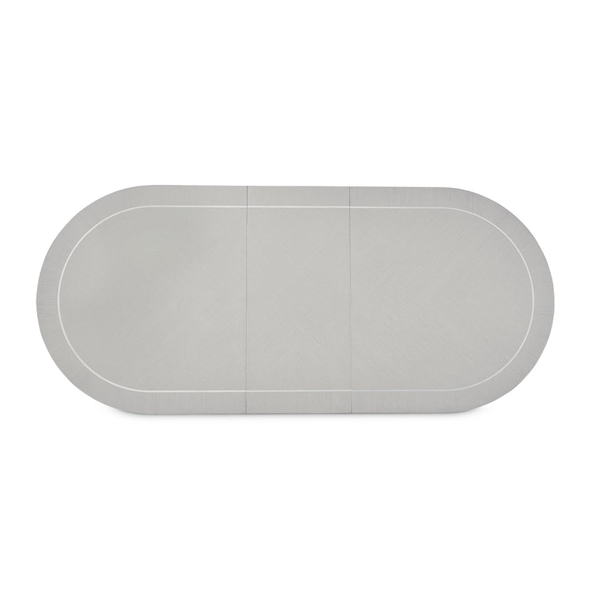 Michael Amini Eclipse Oval Dining Table Moonlight