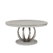 Michael Amini Eclipse Round Dining Table Moonlight