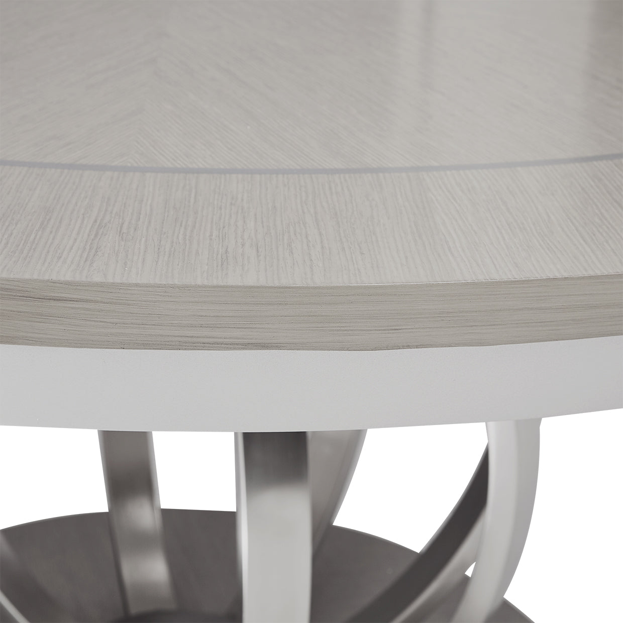 Michael Amini Eclipse Round Dining Table Moonlight