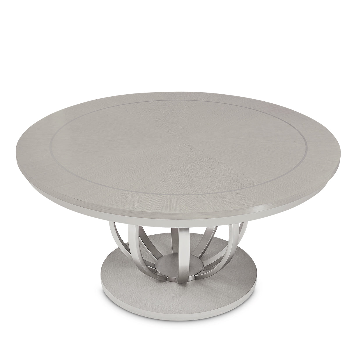 Michael Amini Eclipse Round Dining Table Moonlight