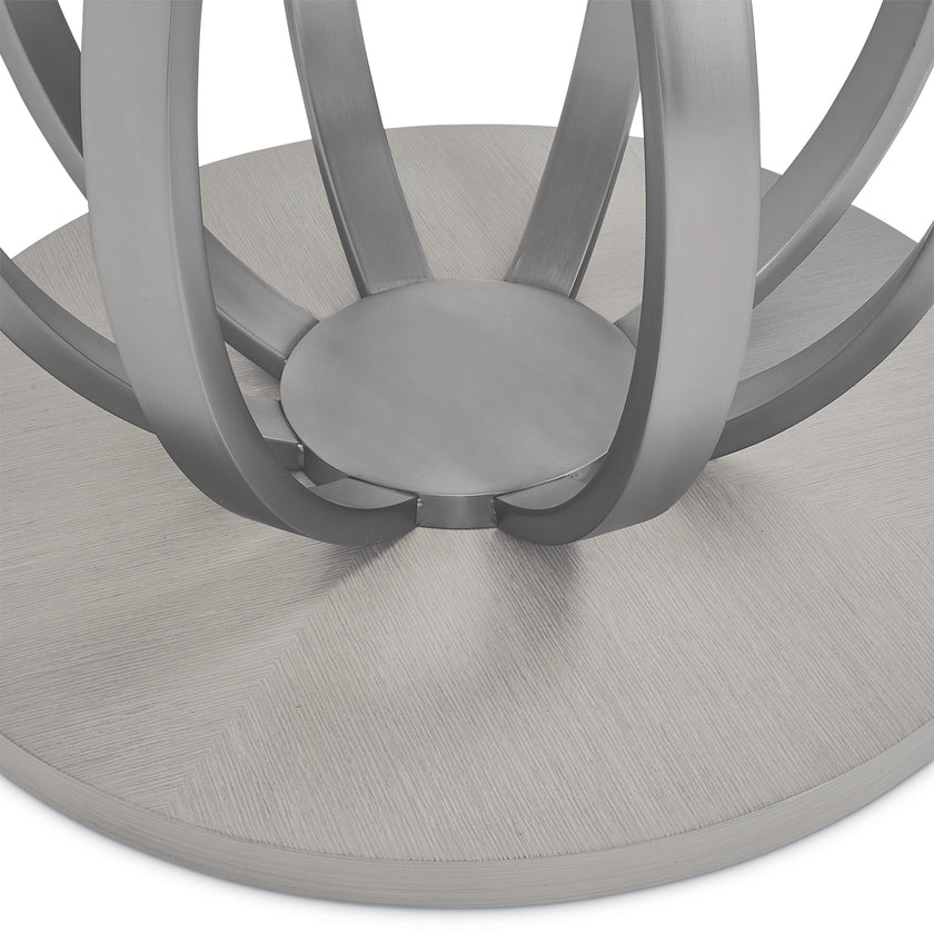 Michael Amini Eclipse Round Dining Table Moonlight