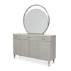 Michael Amini Eclipse Sideboard with Mirror - Moonlight