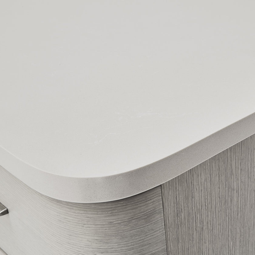 Michael Amini Eclipse Sideboard with Mirror - Moonlight