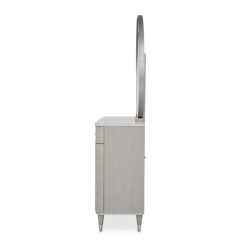 Michael Amini Eclipse Sideboard with Mirror - Moonlight