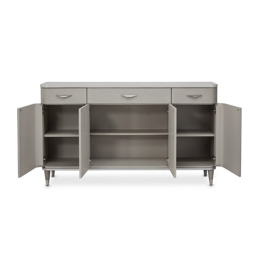 Michael Amini Eclipse Sideboard with Mirror - Moonlight