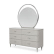 Michael Amini Eclipse Dresser with Mirror - Moonlight