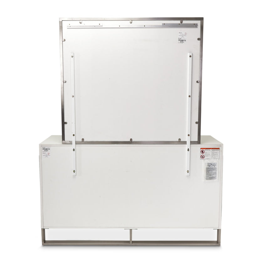 Michael Amini Marquee Dresser with Mirror - Cloud White