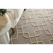 Feizy Kimball 8A35F Transitional Trellis & Lattice Rug in Gray/Taupe/Tan