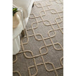 Feizy Kimball 8A35F Transitional Trellis & Lattice Rug in Gray/Taupe/Tan