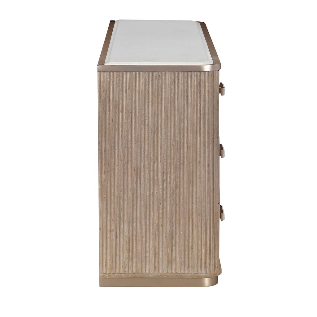 Michael Amini West Kensington Dresser - Sea Salt Caramel