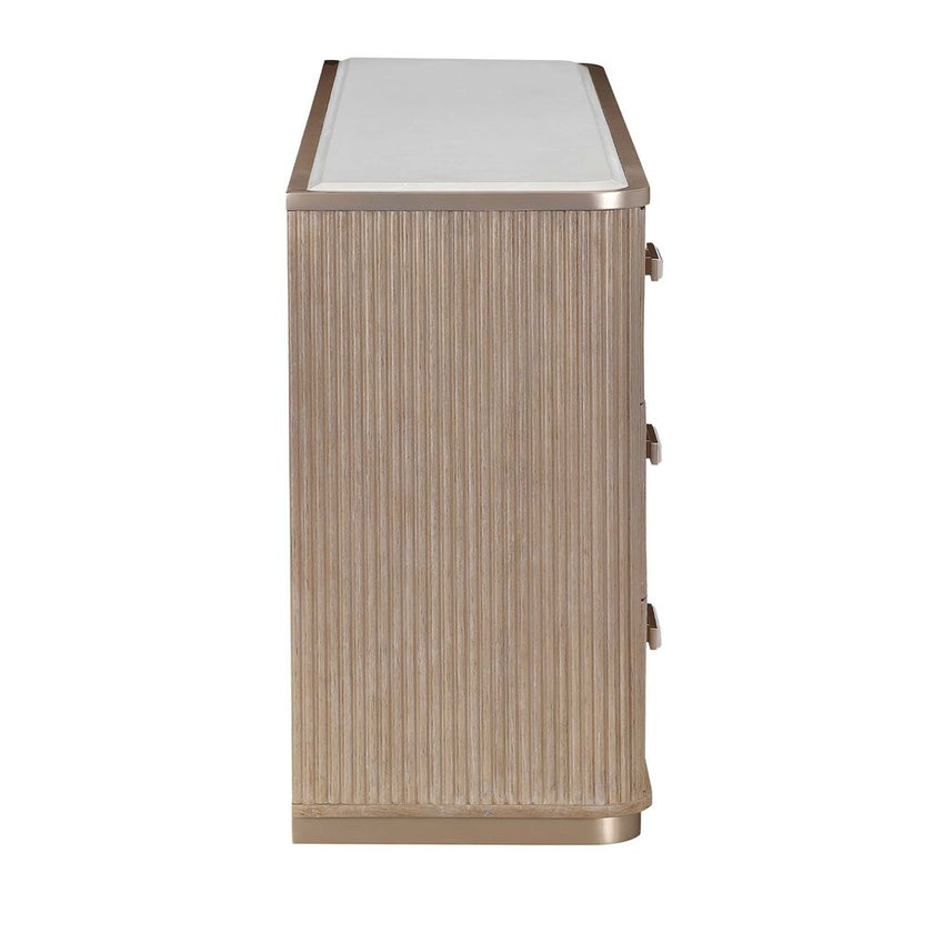 Michael Amini West Kensington Dresser - Sea Salt Caramel