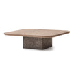 Michael Amini Bristol Point Short Cocktail Table - Saddle Brown