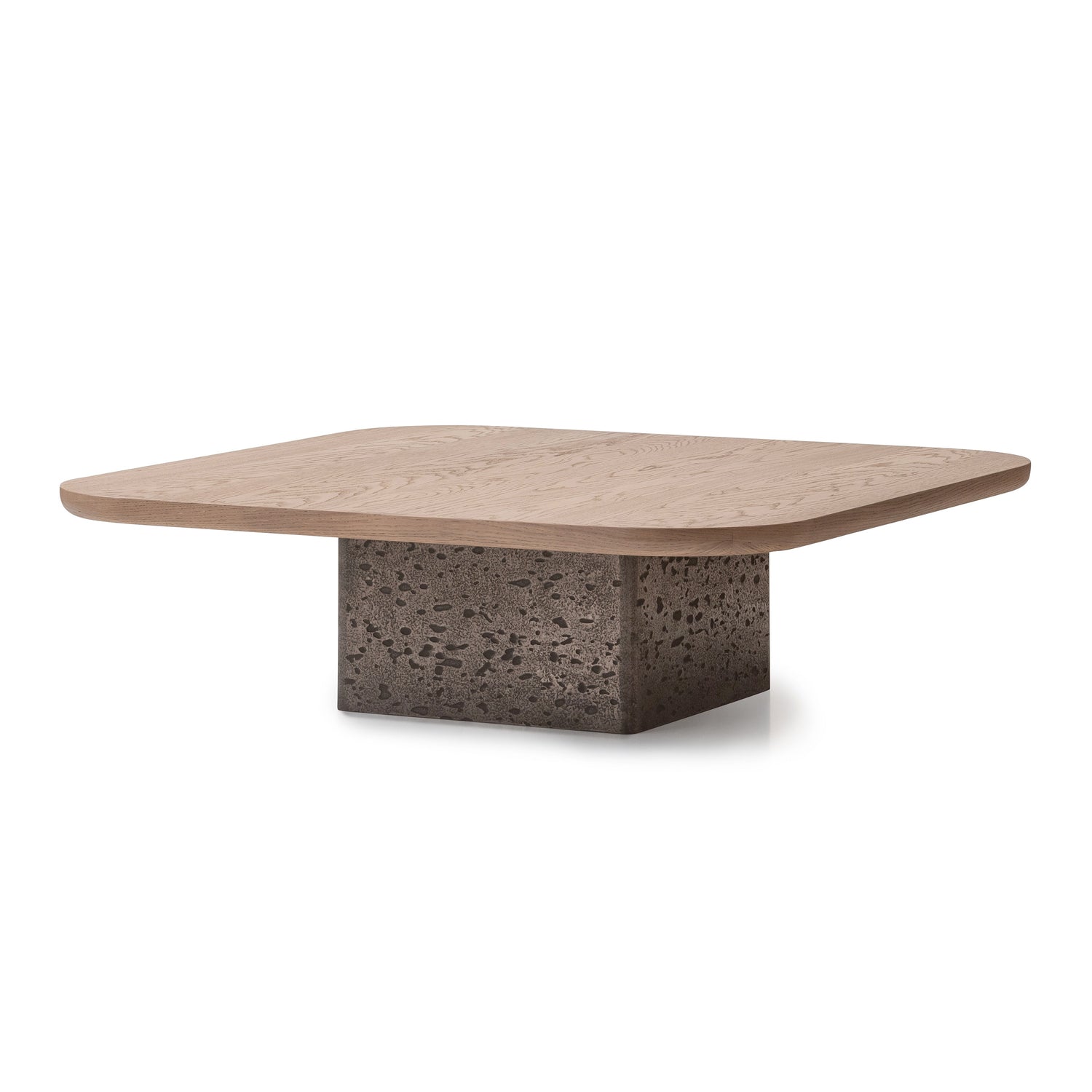 Michael Amini Bristol Point Short Cocktail Table - Saddle Brown