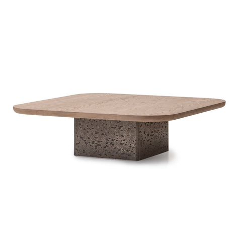 Michael Amini Bristol Point Short Cocktail Table - Saddle Brown