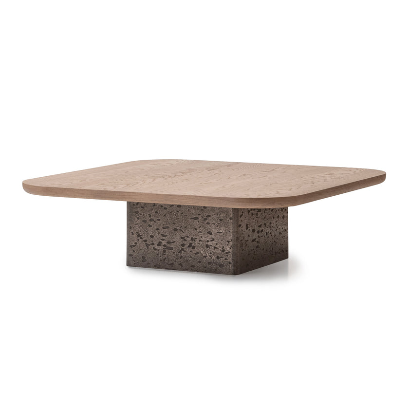 Michael Amini Bristol Point Short Cocktail Table - Saddle Brown