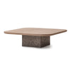 Michael Amini Bristol Point Short Cocktail Table - Saddle Brown