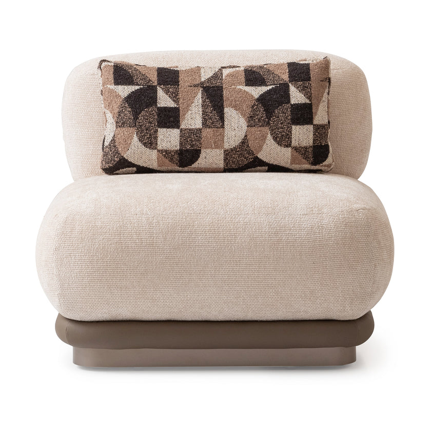 Michael Amini Bristol Point Modular - Fawn/Saddle Brown