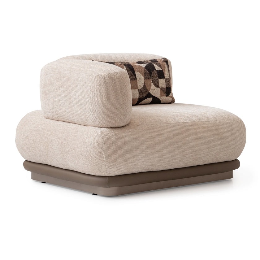Michael Amini Bristol Point Modular - Fawn/Saddle Brown