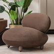 Michael Amini Bristol Point Accent Chair - Fawn/Saddle Brown