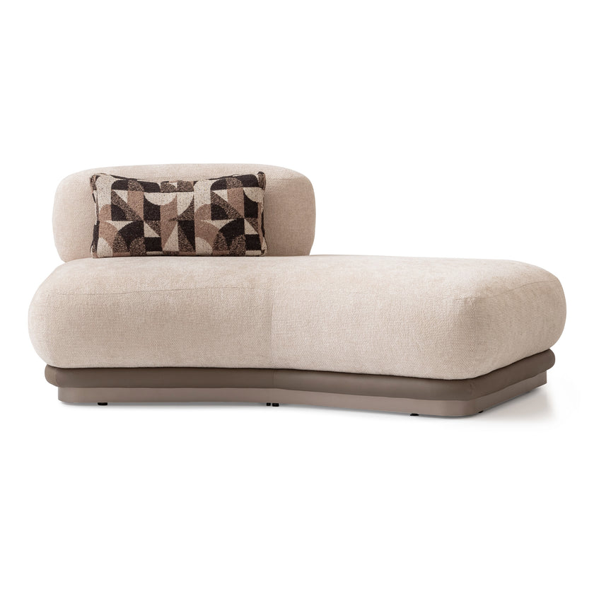 Michael Amini Bristol Point Modular - Fawn/Saddle Brown