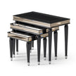 Michael Amini La Francaise Black Ice Nesting Tables - Set of 3