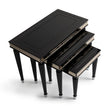 Michael Amini La Francaise Black Ice Nesting Tables - Set of 3