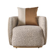 Michael Amini Gineverra Accent Chair - Biscotti/Ivory Gold