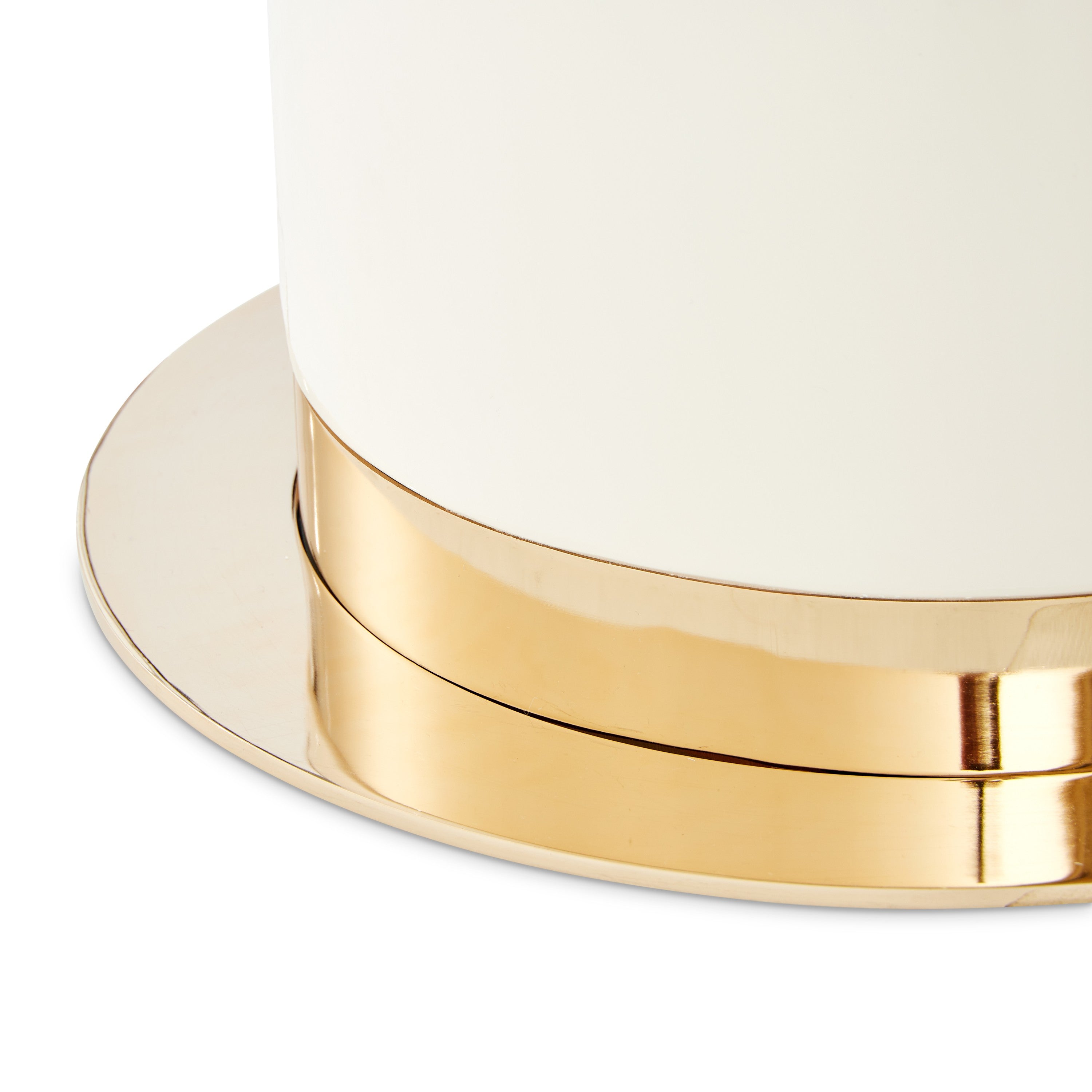 Michael Amini Lisbon Round Dining Table - Silken Cream