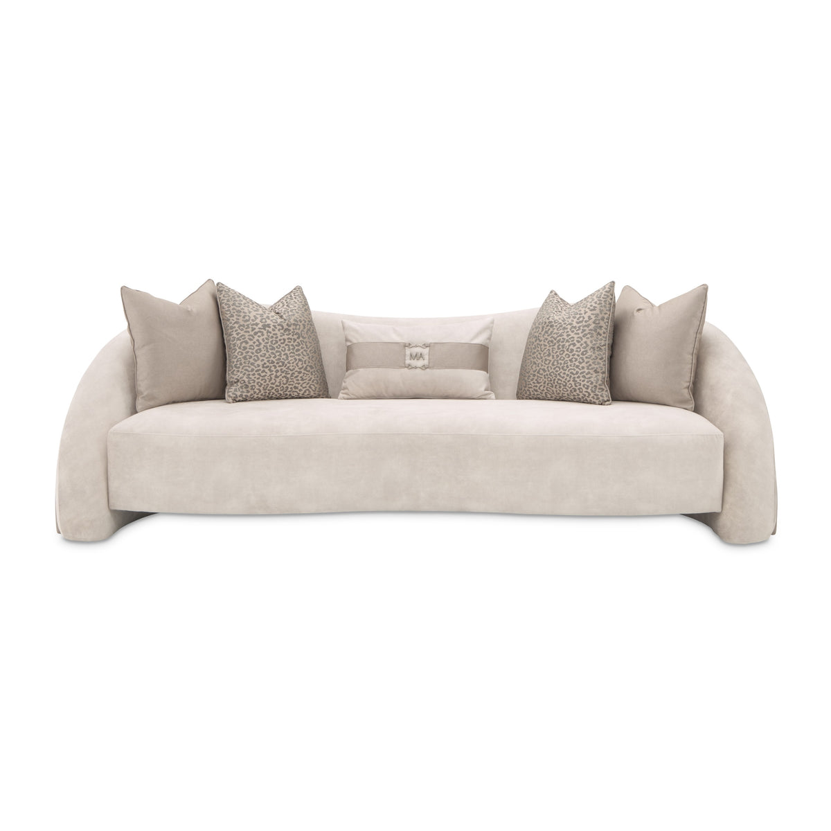 Michael Amini Mod Dream Standard Sofa - Rich Champagne