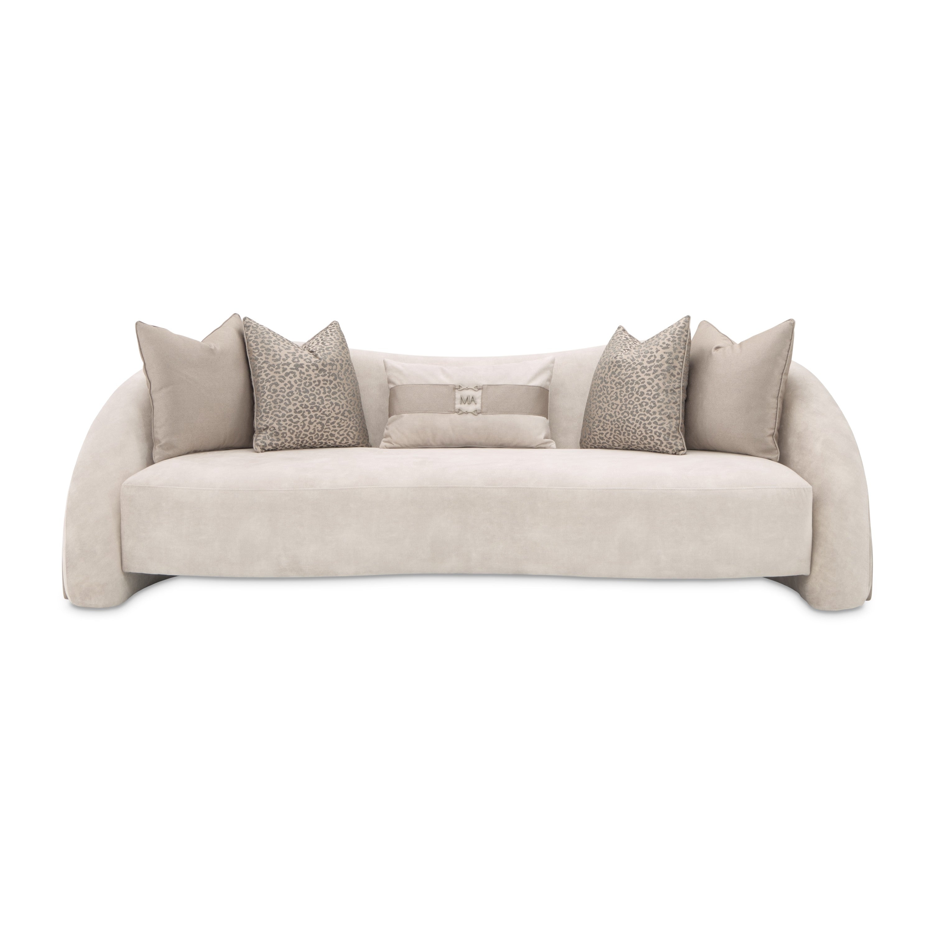Michael Amini Mod Dream Standard Sofa - Rich Champagne
