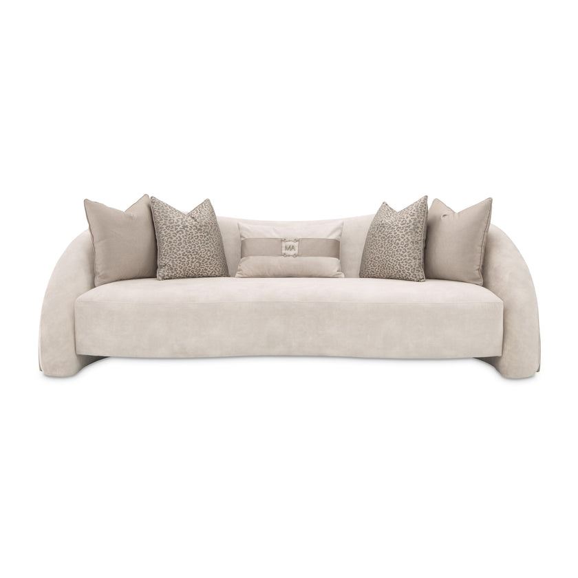Michael Amini Mod Dream Standard Sofa - Rich Champagne