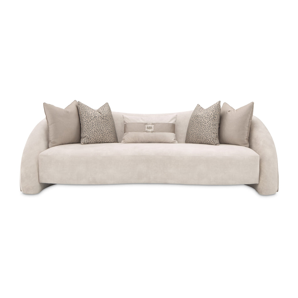 Michael Amini Mod Dream Standard Sofa - Rich Champagne