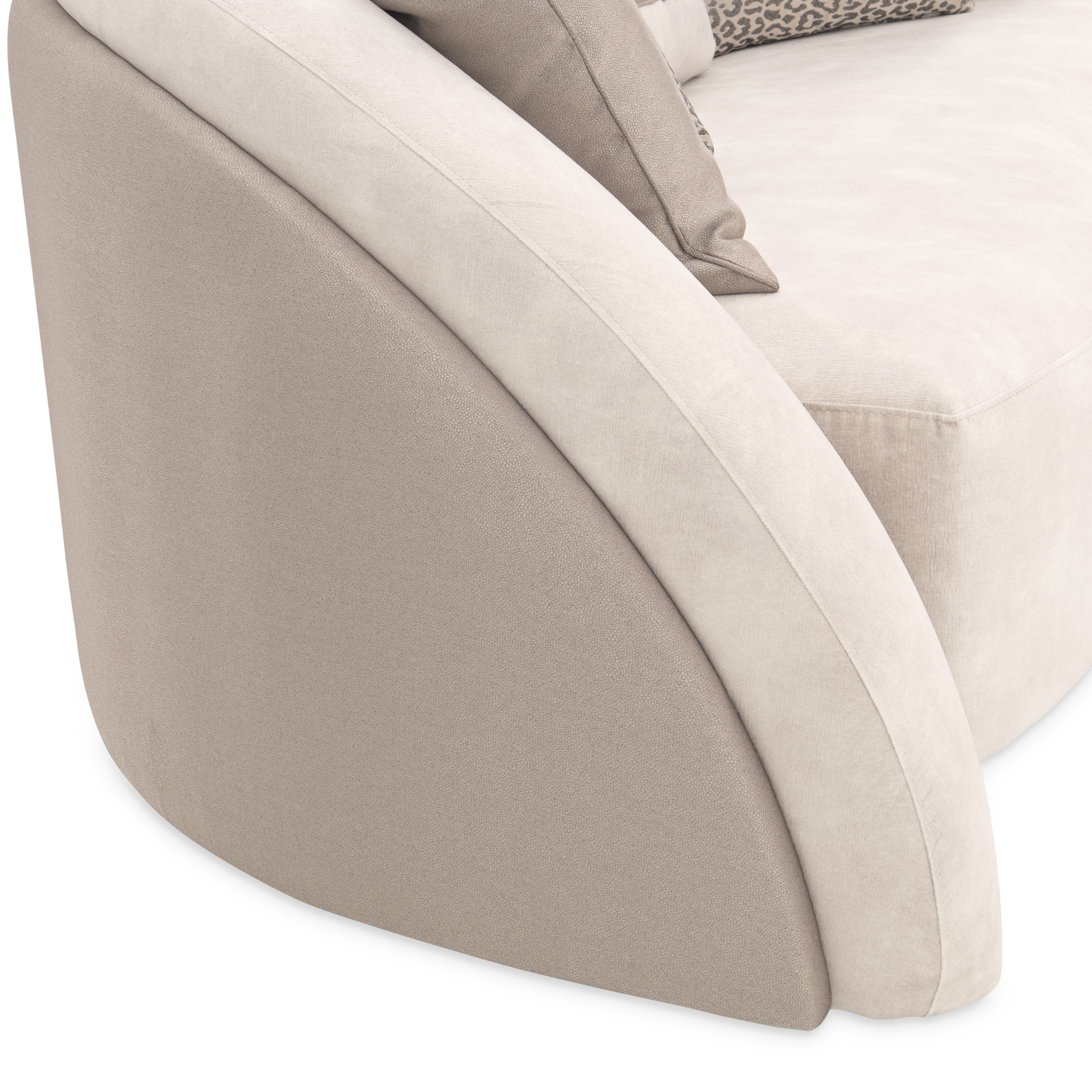 Michael Amini Mod Dream Standard Sofa - Rich Champagne