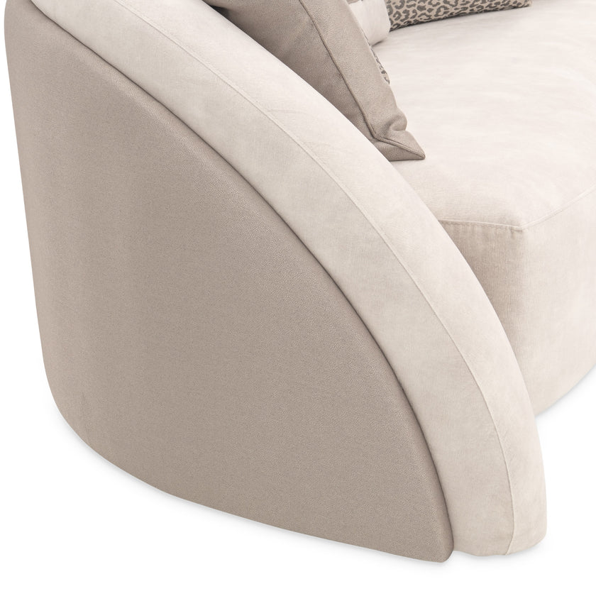 Michael Amini Mod Dream Standard Sofa - Rich Champagne