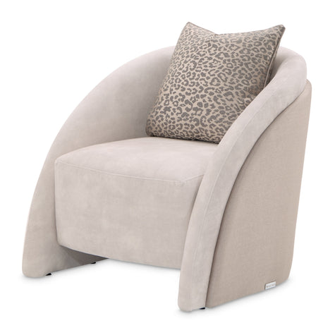 Michael Amini Mod Dream Matching Chair - Rich Champagne