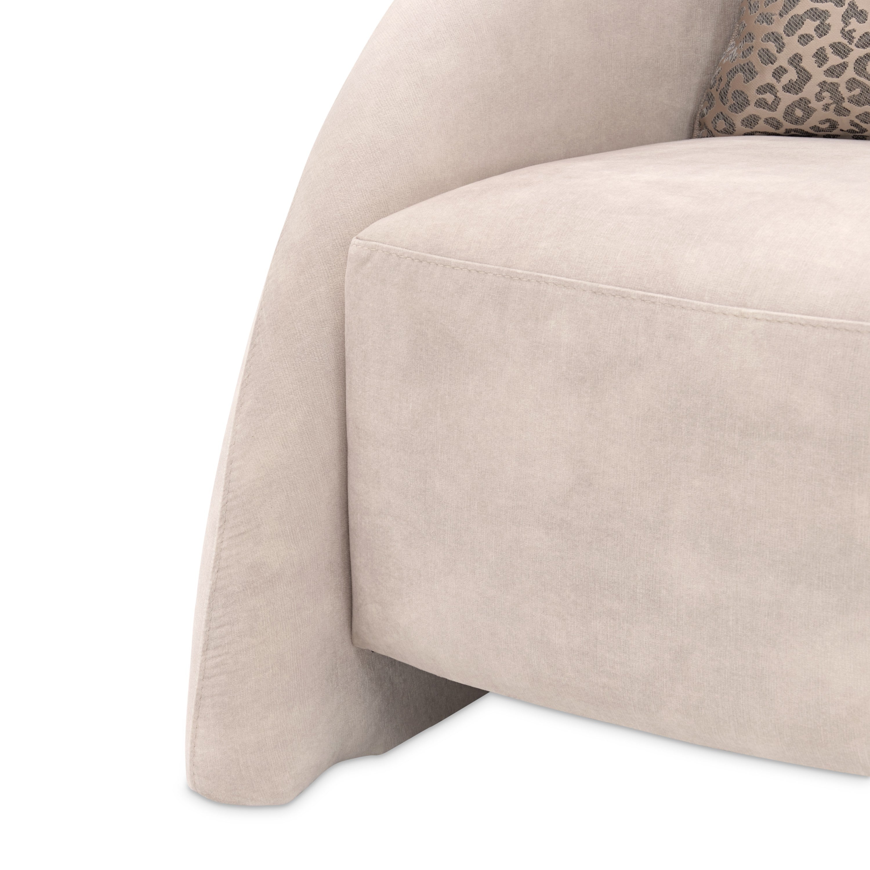Michael Amini Mod Dream Matching Chair - Rich Champagne