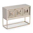 Michael Amini Madison Small Console - Glistening Gold